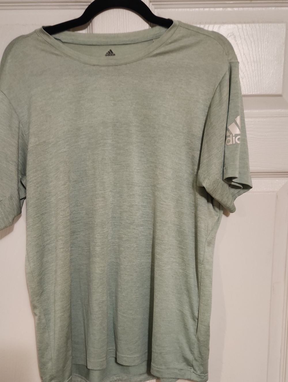 adidas Men’s Mint Green Short Sleeve Athletic Tee
